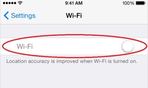 Các dấu hiệu nhận biết lỗi không bật được nút Wifi trên iPhone