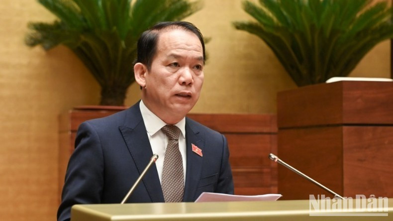 Chủ nhiệm Ủy ban Pháp luật và Tư pháp Hoàng Thanh Tùng. (Ảnh: BÙI GIANG) Chủ nhiệm Ủy ban Pháp luật và Tư pháp Hoàng Thanh Tùng. (Ảnh: BÙI GIANG)