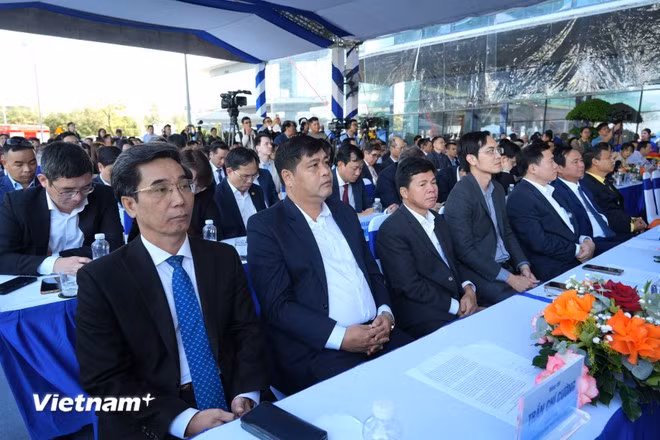Quang cảnh buổi lễ khai trương. (Ảnh: Thanh Phong/Vietnam+)