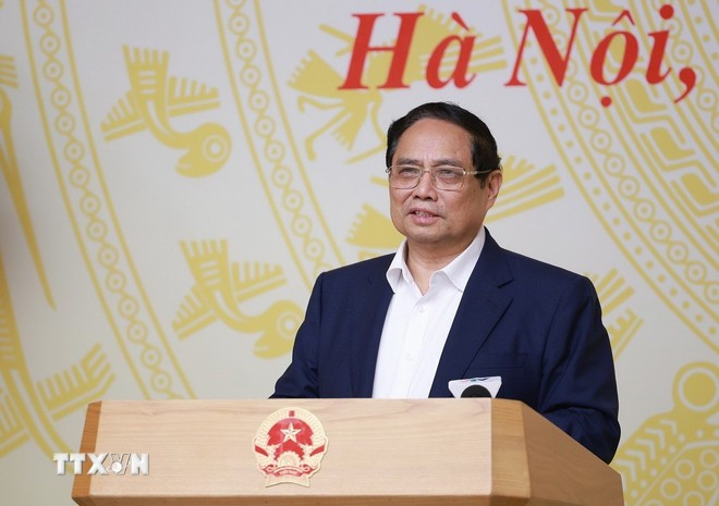 Thủ tướng Phạm Minh Chính. (Ảnh: Dương Giang/TTXVN) Thủ tướng Phạm Minh Chính. (Ảnh: Dương Giang/TTXVN)