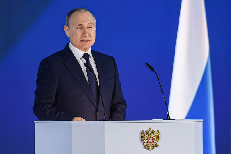 Tổng thống Nga Vladimir Putin phát biểu tại thủ đô Moskva. Ảnh tư liệu: THX/TTXVN