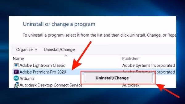 Chọn Uninstall để gỡ ứng dụng.