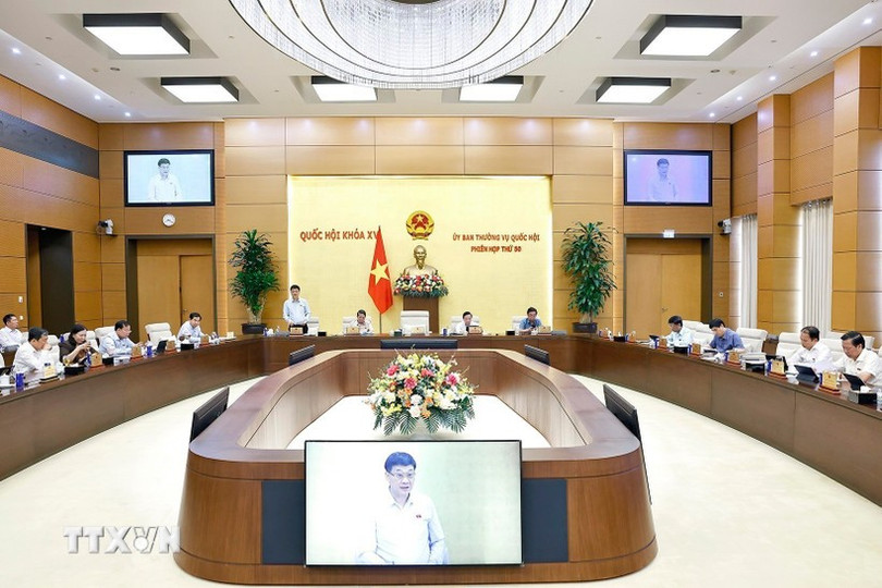 Quang cảnh phiên họp. (Ảnh: Doãn Tấn/TTXVN) uy-ban-thuong-vu-quoc-hoi-3.jpg