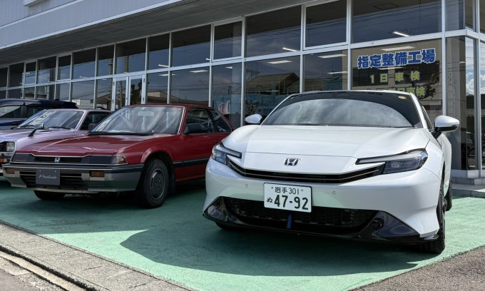 Prelude 2025 tại một đại lý Honda ở Nhật Bản. Ảnh: Ryo