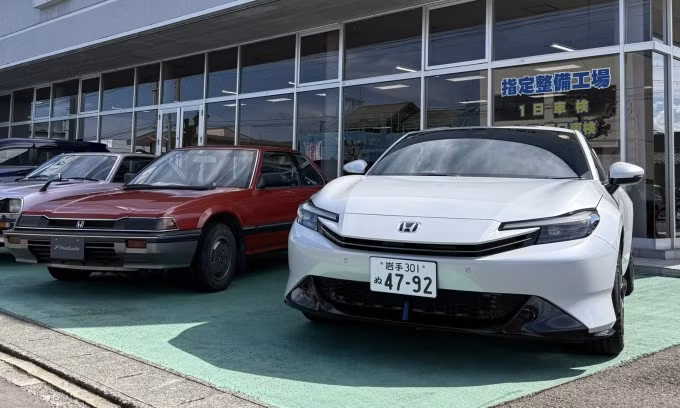 Prelude 2025 tại một đại lý Honda ở Nhật Bản. Ảnh: Ryo