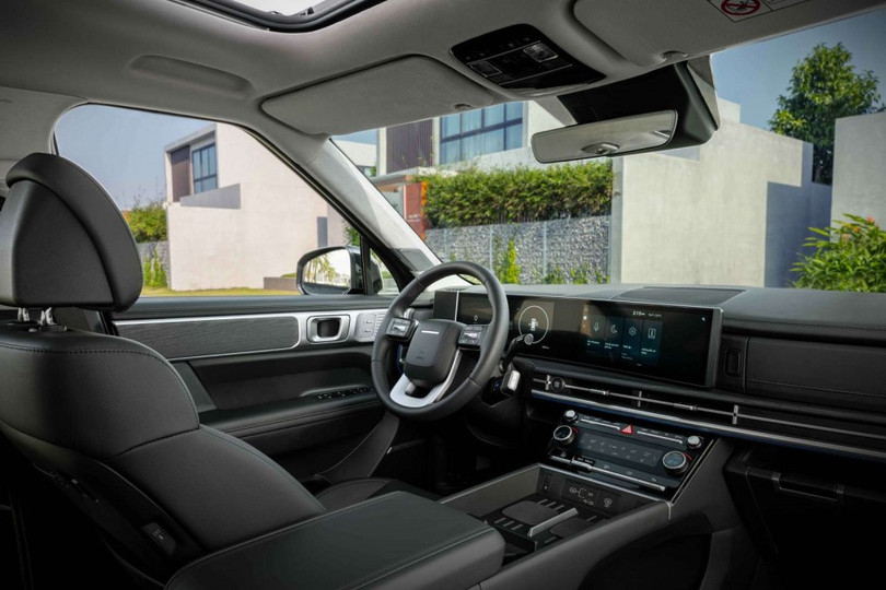 Nội thất Hyundai Santa Fe Hybrid
