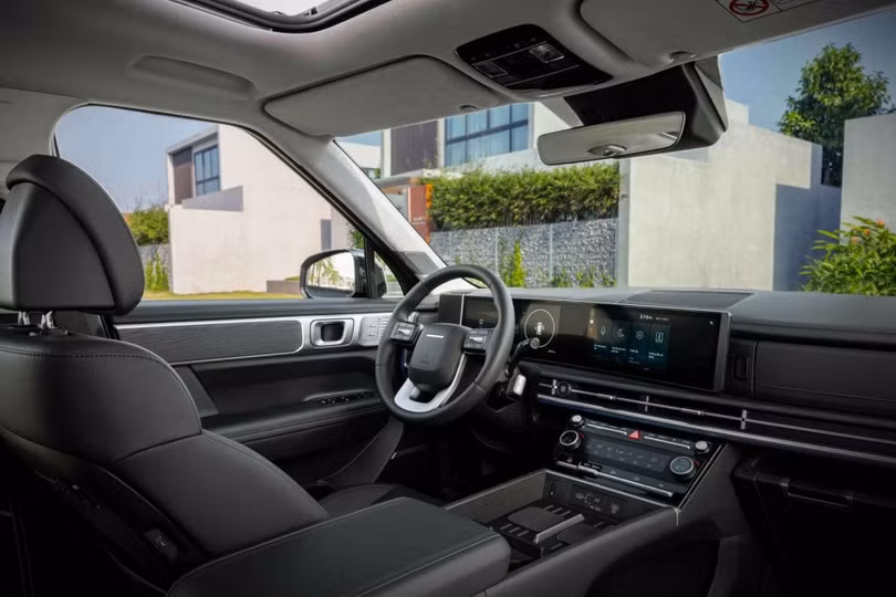 Nội thất Hyundai Santa Fe Hybrid