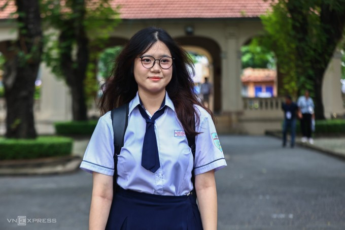 Thí sinh TP HCM thi tốt nghiệp THPT 2025. Ảnh: Quỳnh Trần