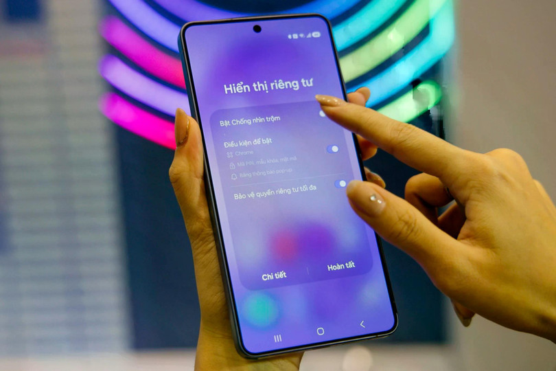 Giao diện cài đặt tính năng Privacy Display. Ảnh: Phương Lâm.