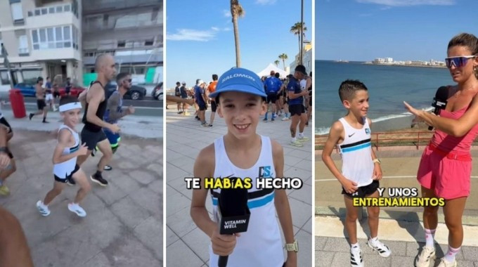 Ivan Blanco Estrada chạy cự ly 25 km rồi trả lời phỏng vấn. Ảnh: Elcorreoweb Ivan Blanco Estrada chạy cự ly 25 km rồi trả lời phỏng vấn. Ảnh: Elcorreoweb