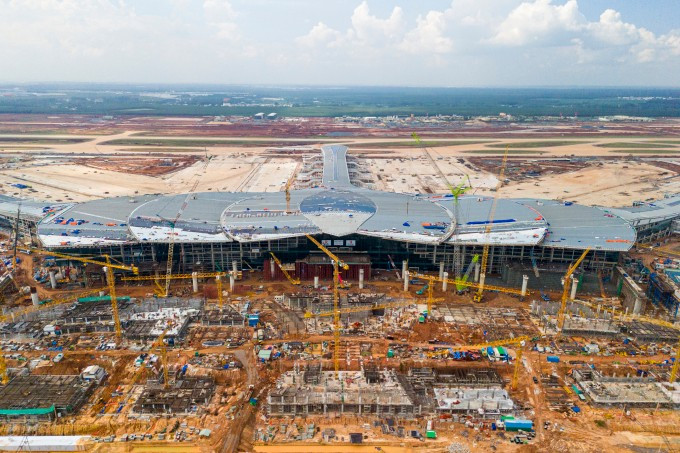 Các hạng mục sân bay Long Thành trước chuyến bay kỹ thuật đầu tiên. Ảnh: Phước Tuấn