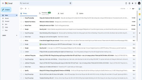 Mở và đăng nhập Gmail trên máy tính
