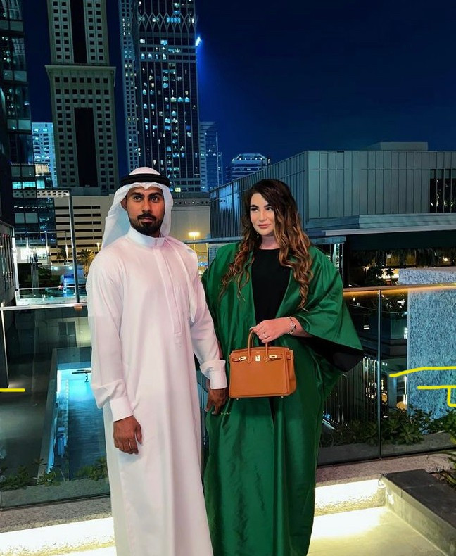 Soudi Al Nadak và người chồng triệu phú Jamal Al Nadak. Ảnh: Soudi Al Nadak