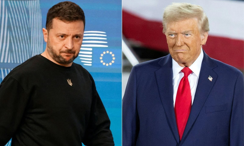Tổng thống Ukraine Volodymyr Zelensky và Tổng thống Mỹ Donald Trump. Ảnh: AFP Tổng thống Ukraine Volodymyr Zelensky và Tổng thống Mỹ Donald Trump. Ảnh: AFP