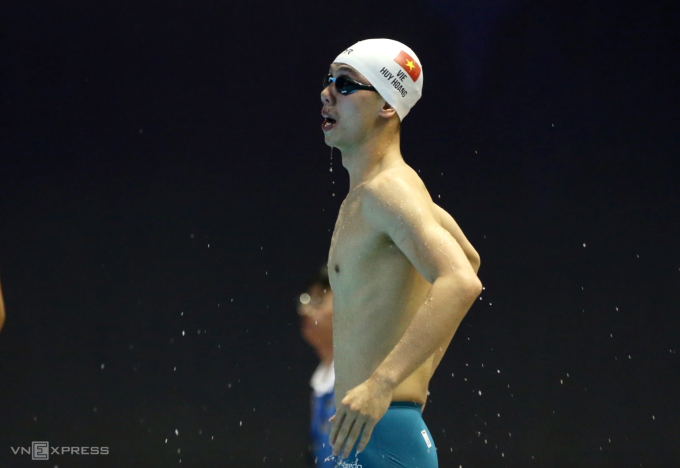 Kình ngư Nguyễn Huy Hoàng thi đấu tại SEA Games 2023. Ảnh: Hiếu Lương Kình ngư Nguyễn Huy Hoàng thi đấu tại SEA Games 2023. Ảnh: Hiếu Lương