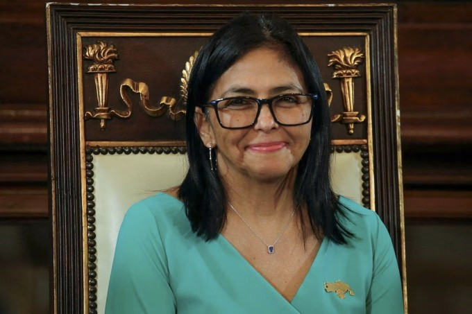 Bà Delcy Rodriguez tại Venezuela hôm 5/1. Ảnh: Reuters