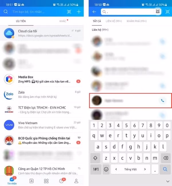 Cách tìm Zalo bị ẩn mà không nhớ tên trên iPhone ảnh 8