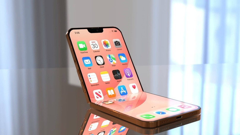 iPhone gập sẽ sử dụng công nghệ màn hình tiên tiến của Samsung. Ảnh: Cult of Mac. iPhone gập sẽ sử dụng công nghệ màn hình tiên tiến của Samsung. Ảnh: Cult of Mac.