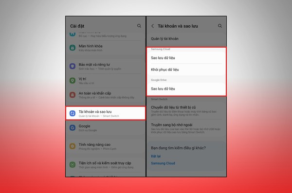 Hướng dẫn thao tác sao lưu dữ liệu trên dòng máy Android Hướng dẫn thao tác sao lưu dữ liệu trên dòng máy Android