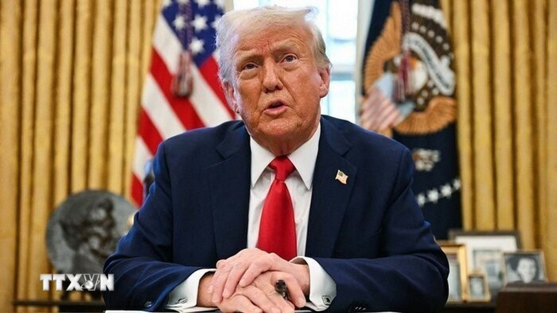Tổng thống Mỹ Donald Trump. (Ảnh: IRNA/TTXVN) donald-trump.jpg