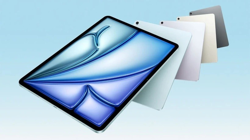 Mẫu iPad Air mới với chip M3 của Apple. (Nguồn: apple) apple-ipad-air-0503.jpg