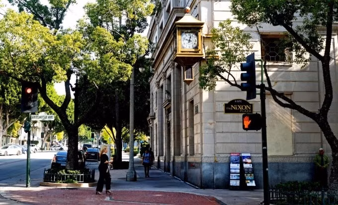 Trung tâm thành phố Whittier. Ảnh: Latimes