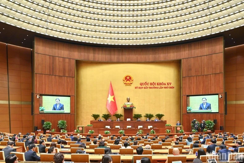 Quang cảnh phiên bế mạc. (Ảnh: DUY LINH)