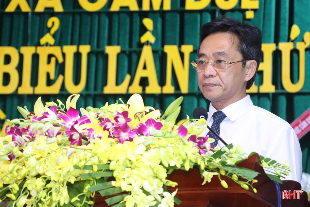 Phó Bí thư Thường trực Tỉnh ủy Trần Thế Dũng phát biểu chỉ đạo tại đại hội. bqbht_br_img-0780.jpg