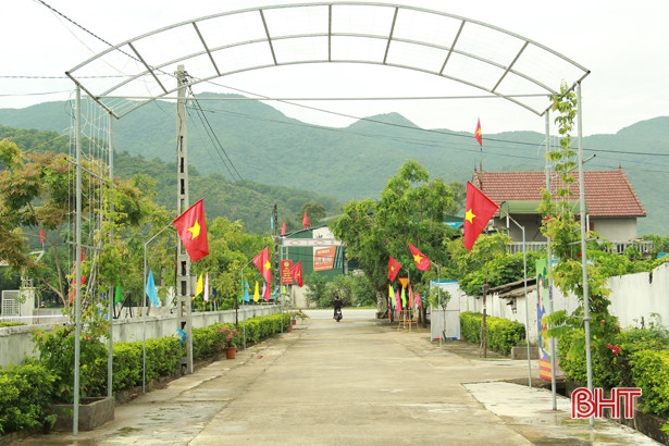 Nghi Xuân có thêm 7 khu dân cư hoàn thành tiêu chí nông thôn mới kiểu mẫu