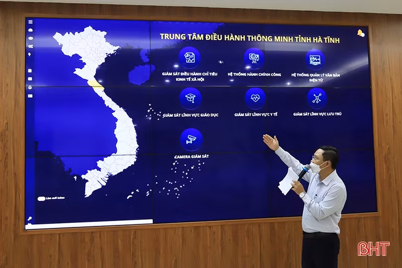 Trung tâm điều hành và giám sát thông minh tỉnh Hà Tĩnh vận hành như thế nào?