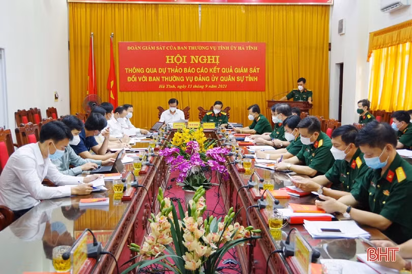 Đảng ủy Quân sự tỉnh tập trung lãnh đạo, chỉ đạo thực hiện tốt nhiệm vụ đề ra