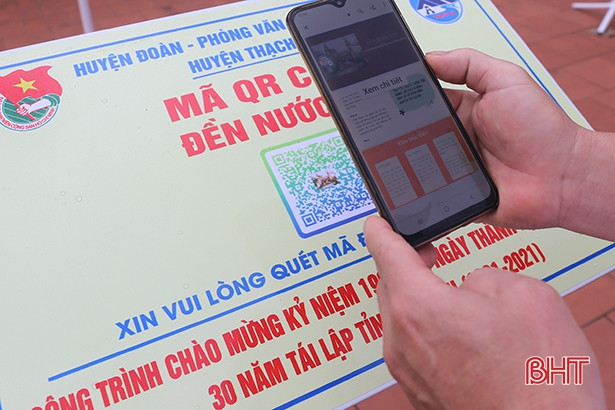 Thạch Hà khánh thành 30 công trình quét mã QR code các di tích lịch sử - văn hóa