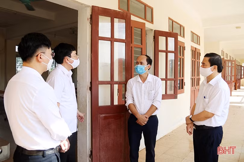 Các trường học TX Kỳ Anh hoàn tất công tác chuẩn bị dạy học trực tiếp