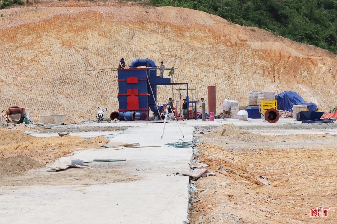 Đưa khu xử lý rác thải huyện Vũ Quang vào vận hành từ tháng 9/2022