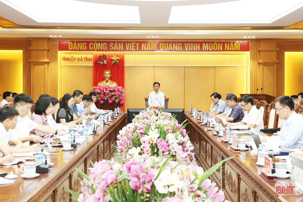 Phó Bí thư Thường trực Tỉnh ủy Trần Thế Dũng chủ trì hội nghị. bqbht_br_1a.jpg