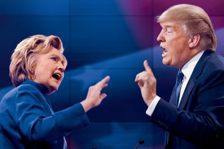 so gang hillary trump ung cu vien dan chu chiem uu the