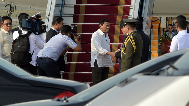 tong thong philippines den ha noi bat dau chuyen cong du viet nam