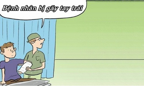 bac si bo tay truoc kha nang ung bien cua benh nhan