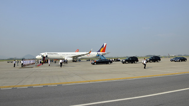 tong thong philippines den ha noi bat dau chuyen cong du viet nam