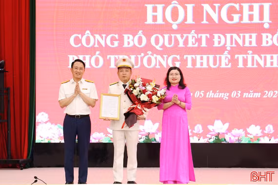 Bổ nhiệm ông Lê Thanh Hải giữ chức Phó Trưởng Thuế tỉnh Hà Tĩnh