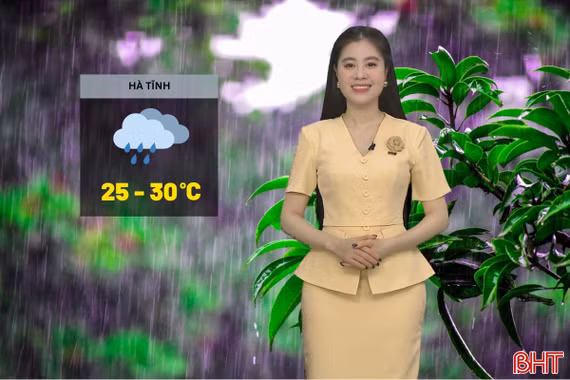 Dự báo thời tiết Hà Tĩnh ngày 6/8: Mưa trên diện rộng