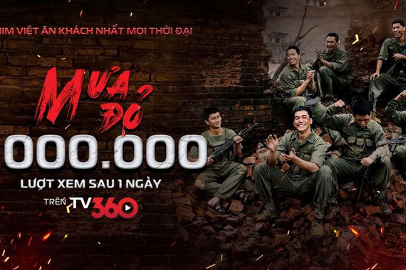 “Mưa đỏ” cán mốc 1 triệu lượt xem sau 24 giờ phát trên TV360