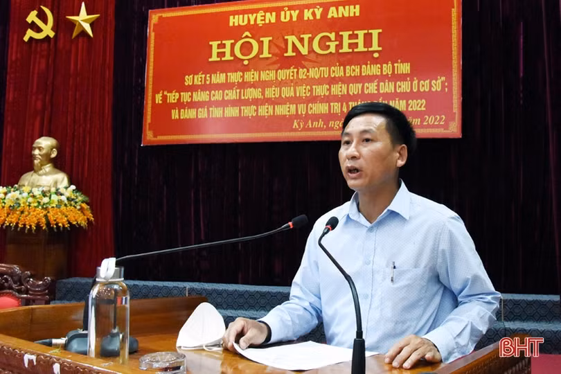 Nâng cao chất lượng, hiệu quả xây dựng và thực hiện quy chế dân chủ cơ sở ở huyện Kỳ Anh