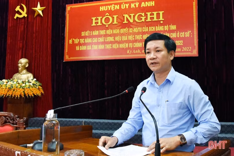 Nâng cao chất lượng, hiệu quả xây dựng và thực hiện quy chế dân chủ cơ sở ở huyện Kỳ Anh