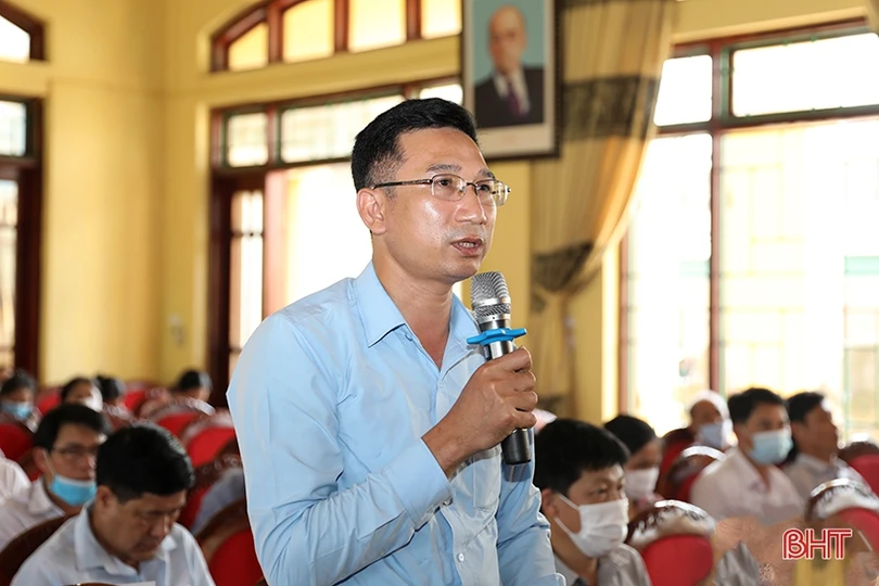 Cử tri TX Kỳ Anh quan tâm hạ tầng khu tái định cư, nguồn lực xây dựng đô thị