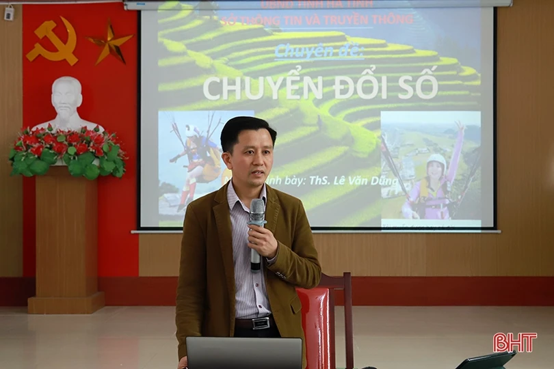 Thành lập Tổ Chuyển đổi số ngành thông tin và truyền thông ở Hà Tĩnh
