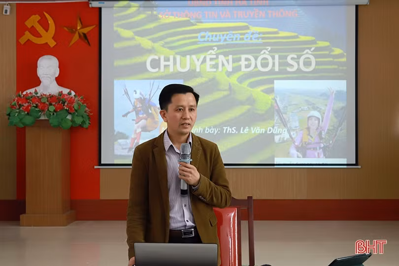 Thành lập Tổ Chuyển đổi số ngành thông tin và truyền thông ở Hà Tĩnh