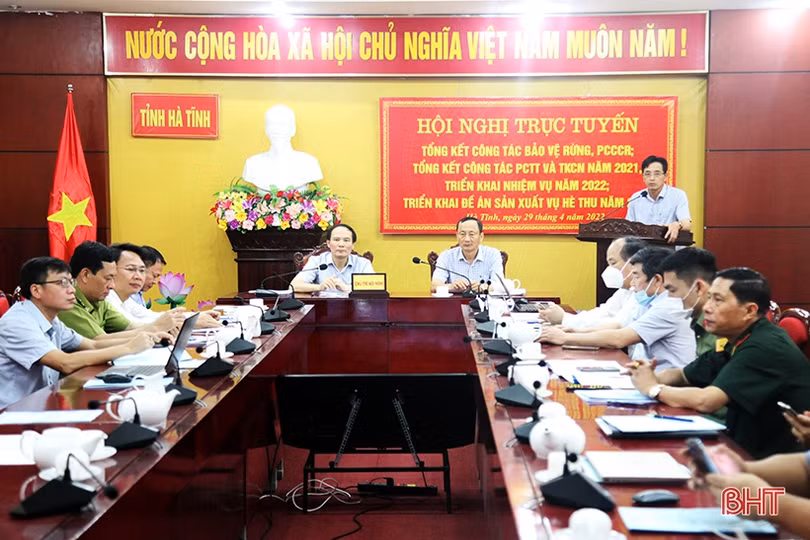 Nỗ lực cao nhất ứng phó thiên tai, phòng chống cháy rừng và thực hiện thắng lợi vụ hè thu 2022