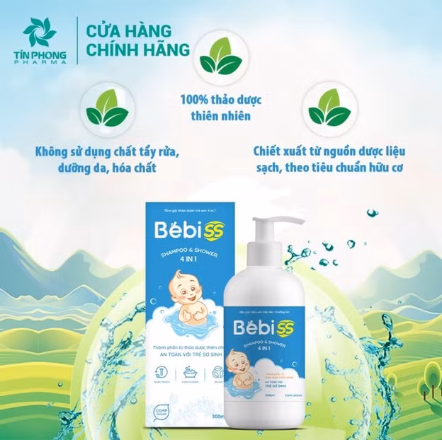 Dược Tín Phong đi đầu với công thức sữa tắm gội thảo dược thiên nhiên dành cho bé
