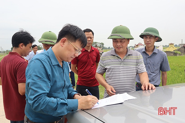 Bàn giao thêm 423 mốc lộ giới GPMB dự án cao tốc Bắc - Nam cho huyện Can Lộc